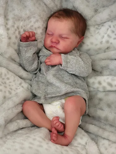 Vista 6 de Pinky Reborn Muñecas de bebé de 19 pulgadas realista recién nacido con cuerpo suave muñeca de juguete para niños pequeños, el mejor regalo