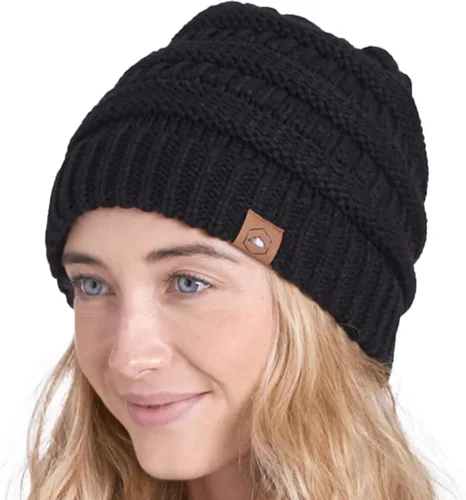 Vista 7 de Gorro de punto para mujer, cálido y suave, elástico, para clima frío de Tough Headwear