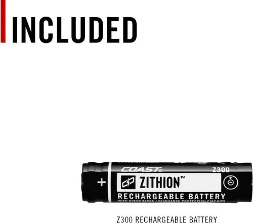 Vista 4 de Coast Z300 Lithium-Ion Rechargeable Battery with Battery Charge Indicator and Overcharge Protection, USB-C ***ONLY Compatible XT10R and HP2R