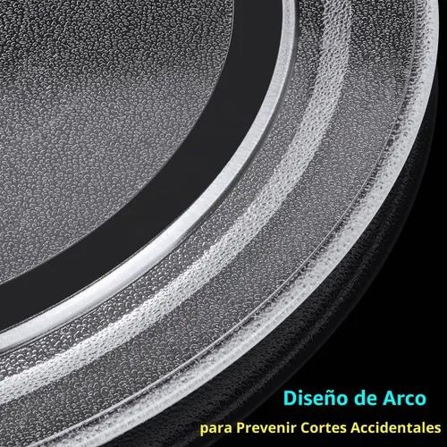 Vista 8 de Placa giratoria de 12 pulgadas de repuesto para microondas Whirlpool Kenmore Maytag Amana Estate, 4393799, bandeja de cocina de vidrio con centro