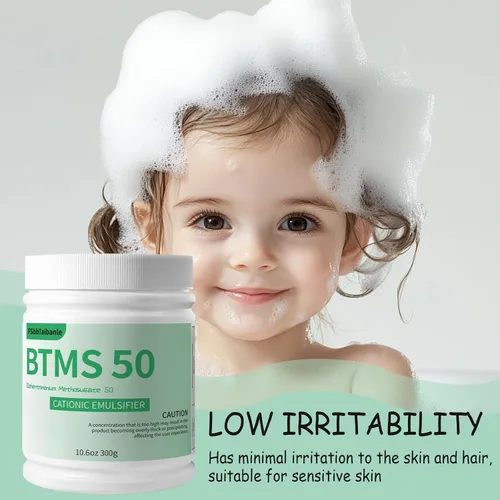 Vista 3 de Gránulos emulsionantes acondicionadores BTMS 50 de 10.6 onzas, 100% derivados de origen vegetal, ideal para acondicionador sin enjuague, lociones