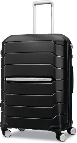 Vista 37 de Samsonite Freeform de carcasa rígida expandible con ruedas giratorias dobles, Negro