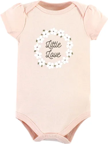 Vista 13 de Hudson Baby baby-girls Cotton Bodysuits 3-pack