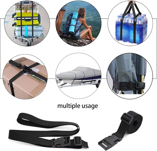 Vista 6 de Correas ajustables para cubierta de barco con hebillas de liberación rápida, correas de amarre resistentes para cubierta de barco, correas