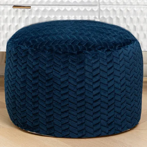 Vista 16 de Asuprui Puf Otomano Redondo Sin Relleno Puf Otomano Sin Relleno Reposapiés de Piel Sintética Suave 20x20x12 Pulgadas Silla Mullida Puf de Suelo