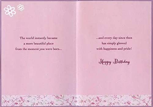 Vista 2 de Designer Greetings Bailarín de ballet con tutú 3D con punta en 3D y cinta blanca decorada a mano, tarjeta de cumpleaños para hija