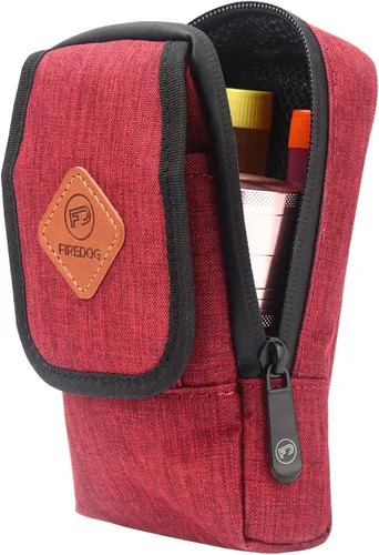 Vista 9 de FIREDOG Bolsa a prueba de olores, bolsa a prueba de olores para perro probada Mini bolsas de cruce para almacenamiento de viaje (negro)