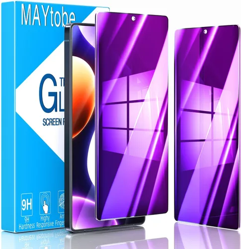 Vista 7 de MAYtobe Paquete de 2 protectores de pantalla de vidrio templado para Samsung Galaxy Note 8 Curvo 3D, sin burbujas, resistente a los arañazos
