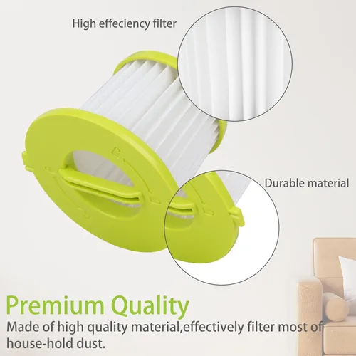 Vista 3 de Filtro de repuesto compatible con modelos de aspiradora de mano Ryobi ONE+ de 18 V PCL700 PCL704 PCL705 Comparar con el número de pieza A32F05N