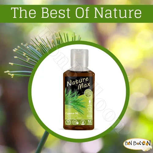Vista 5 de bonballoon Nature Max Cyperus Oil Natural prensado en frío sin diluir Premium puro para el cuidado de la piel Halal (1 paquete = 2.70 oz / 2.7 fl oz)