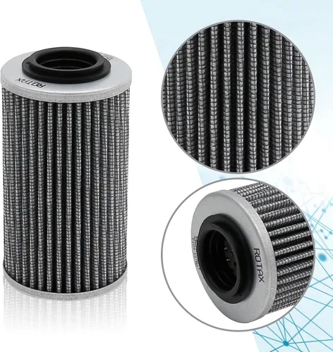Vista 3 de EATAKWARD Paquete de 2 filtros de aceite 420956744, repuesto para motores Rotax Can-Am Spyder y Sea Doo 1503 y 1630 para motos acuáticas Seadoo