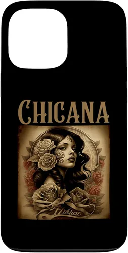 Vista 23 de iPhone 16 Chicana Style Tattoos Clothes Women Mexican American Latina Case