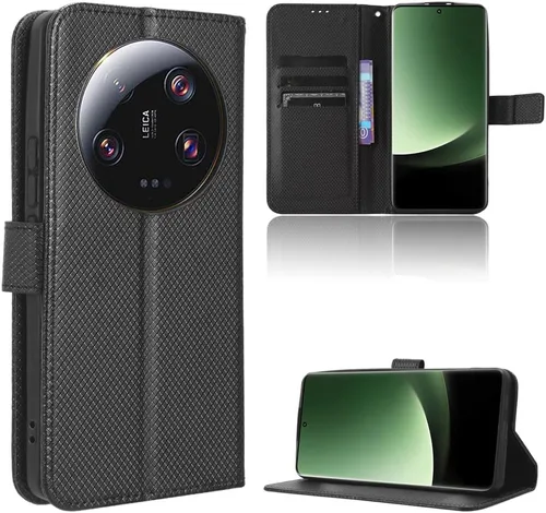 Vista 29 de Funda de piel sintética compatible con Asus ROG Phone 7, funda de piel sintética compatible con Asus ROG Phone 7 Ultimate, color negro