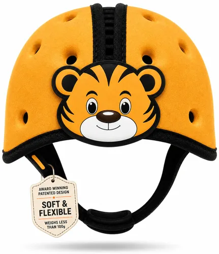 Vista 15 de SafeheadBABY Casco protector de cabeza de bebé suave para gatear y caminar de 7 a 24 meses - Casco de seguridad infantil ultraligero y transpirable