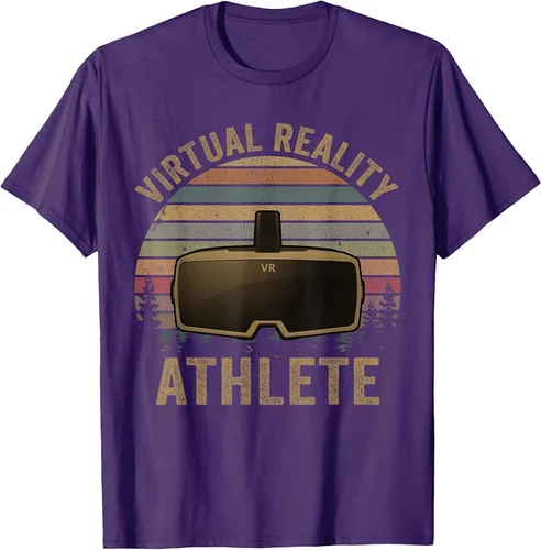 Vista 74 de Virtual Reality Athlete for VR Gamers Camiseta Asphalt Grey