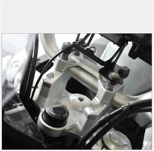 Vista 4 de Abrazadera de manillar para F850GS para F900R para F900XR para F850GS para motocicleta de aventura para elevador de manillar CNC con clip