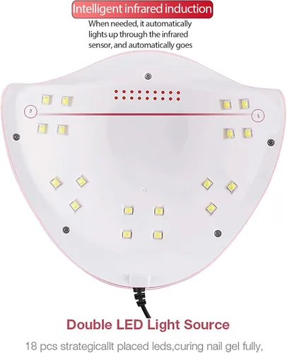 Vista 5 de FUNSHOWCASE Lámpara LED UV 54W Resina Curado Luz, Kit de Fundición de Joyería, Esmalte de Uñas de Gel 3 Ajustes de Temporizador, Sensor Automático