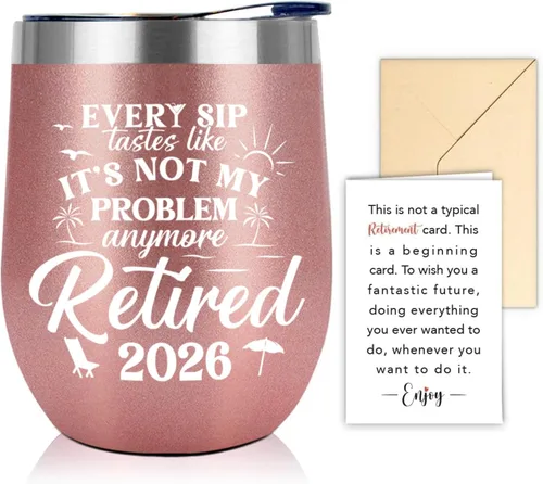Vista 9 de NewEleven Frist - Regalo de Navidad de jubilación para mujer 2025 – Regalos de despedida para compañeros de trabajo, jefe, amiga, profesora, abuela
