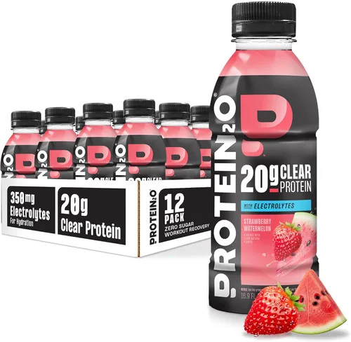 Vista 12 de Protein2o - Bebida proteínica con electrolitos, 12 botellas de 17 onzas fluidas cada una (peso neto), total de 203 onzas fluidas