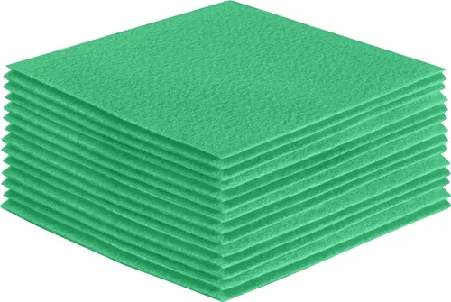 Vista 193 de FabricLA Hojas de fieltro acrílico para manualidades, cuadrados de fieltro precortados suaves de 4 x 4 pulgadas (3.9 in x 3.9 in), utiliza hojas