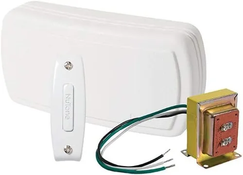 Vista 3 de Broan-NuTone Kit de Campanillas para Constructor con Botón Pulsador Iluminado, 1, Blanco - BK115LWH