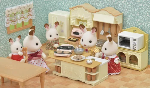 Vista 6 de Época (EPOCH) Sylvanian Families Muebles para Cocina de Isla
