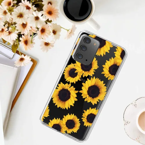 Vista 5 de Funda para Galaxy Note 20, Samsung Note 20 para niñas y mujeres, a prueba de golpes, transparente, suave, flexible, TPU delgada, funda protectora