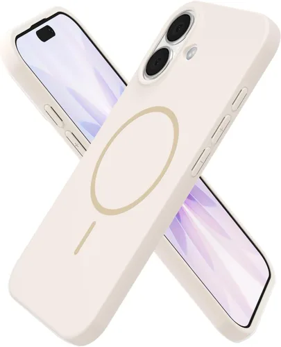 Vista 254 de Oakxco Funda de Silicona Mag Safe para iPhone 12 Pro Max, Funda Magnética Delgada y Fina Compatible con Carga Inalámbrica MagSafe, Bonita Funda