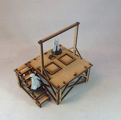 Vista 5 de Horca 1.102 in MDF Kit Tombstone Desperado Legends Old West Terrain Building