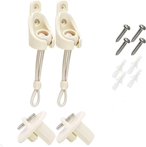Vista 10 de Kit de tapa de extremo elástico para piezas de persiana enrollable Beige
