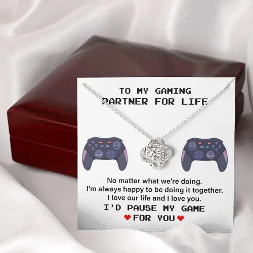 Vista 8 de To My Gaming Partner For Life, I'd Pause My Game For You Regalo para esposa, regalo para novia, regalo para ella, regalos de Navidad para ella