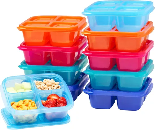 Vista 12 de EasyLunchboxes ELB4 - Caja para aperitivos (4 compartimentos)