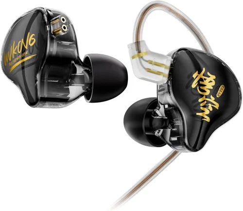 Vista 12 de KBEAR K01 PRO Auriculares con cable para juegos, monitor HIFI