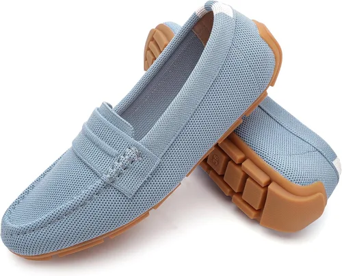 Vista 5 de Stytbtot Mocasines cómodos para mujer, zapatos planos
