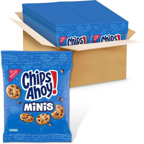 Vista 51 de CHIPS AHOY! Chewy Minis - Galletas con chispas de chocolate, paquetes de 12-3 onzas