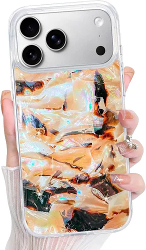 Vista 48 de Bonoma - Funda para iPhone 17 Pro Max 2025 con cristales brillantes, purpurina brillante