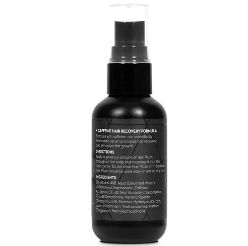Vista 7 de Hair Plush, Serum con cafeína para tratar caída de cabello, crecimiento y engrosamiento