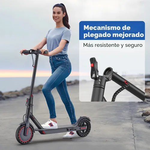 Vista 3 de MAXSHOT Electric Scooter for Adults, 8.5/14" Tires, 19/22Mph, 350W/500W Motor, 16-28 Miles Range, Folding E-Scooter with Dual Suspension,APP Control
