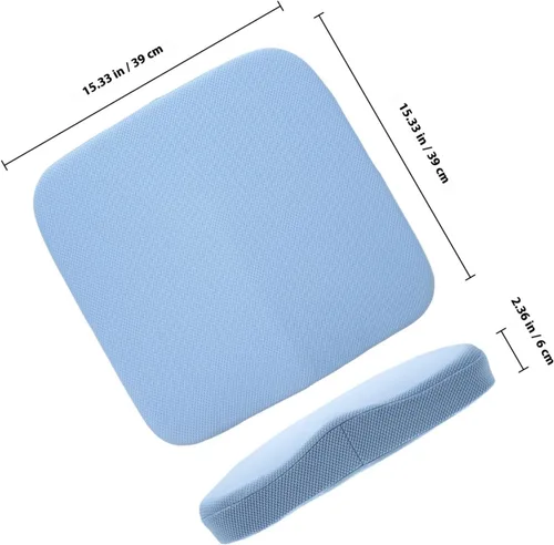 Vista 2 de Office Chair Seat Cushion, Memory Foam Butt Pillow for Remote Work