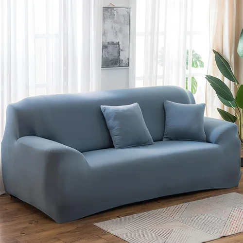 Vista 23 de Morbuy Funda súper elástica para sofá, 4 piezas de elastano, funda de sofá modular de color sólido con parte inferior elástica, protector de muebles
