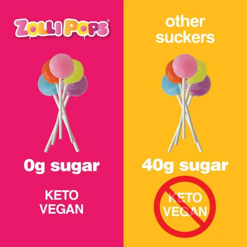 Vista 3 de Zollipops - Paquete de variedad navideña - Paletas para dientes limpios, 3.1 onzas (paquete de 2)