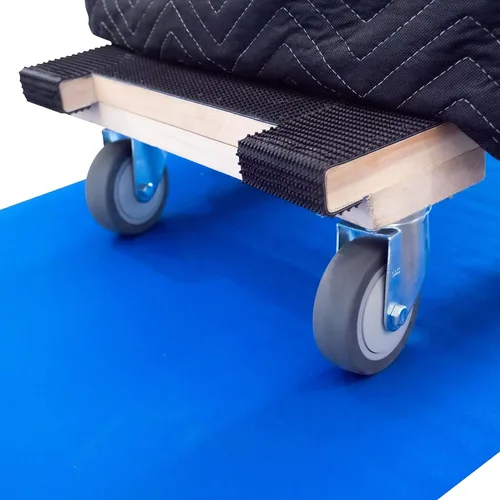 Vista 6 de US Cargo Control - H-Dolly Dolly Dolly - Dolly - Carrito de muebles resistente con cuatro ruedas giratorias de goma - La banda de rodadura de goma