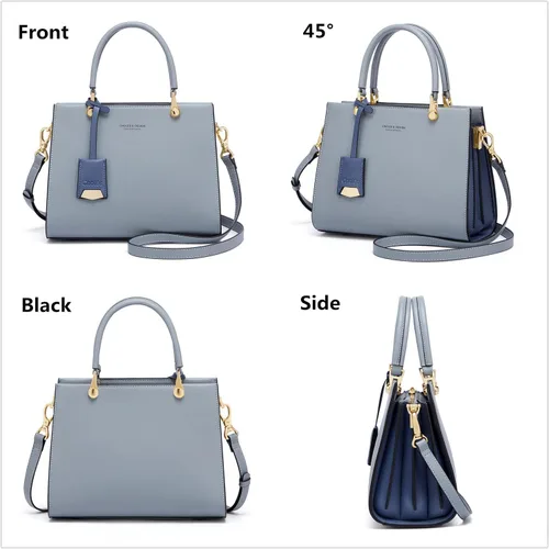 Vista 4 de Cnoles Bolsos de mano para mujer de gran capacidad, bolso de mano con asa para damas..