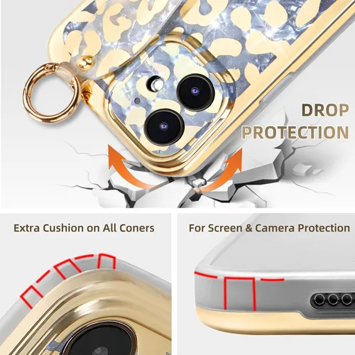 Vista 3 de Funda para iPhone 11 de 6.1 pulgadas (patrón de piel de leopardo)