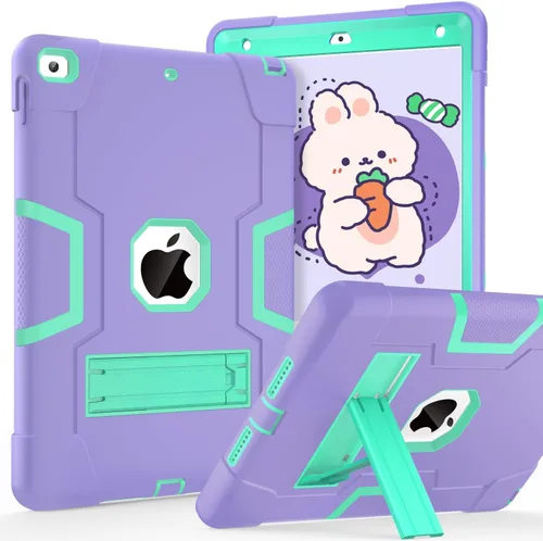 Vista 10 de Cantis - Funda para iPad de 9.ª generación/ 8.ª generación/ 7.ª generación, funda protectora resistente a los golpes con construcción robusta