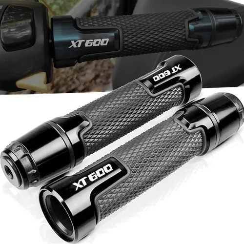 Vista 2 de Para Yamaha XT 660 XT660X XT660R XT660Z 2004-2021 Agarres de manillar de motocicleta 7/8 pulgadas 0.866 in antideslizantes de goma Tapones Tapones