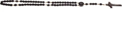 Vista 6 de Intercession Mens Large St Benedict Wood Rosary