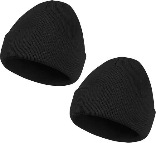 Vista 46 de American Trends Gorro para hombre y mujer, gorro de punto suave y lindo con diseño de calavera