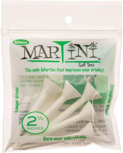 Vista 5 de MARTINI Camisetas de golf de tamaño mediano de 2 3/4 pulgadas, prácticamente irrompibles