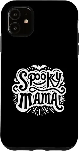 Vista 8 de Spooky Mama Halloween Mom Season Bat Mommy Parent Case for iPhone 16